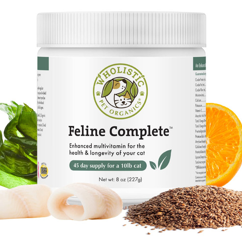 Wholistic Pet Organics Feline Complete: Cat Multivitamins Po