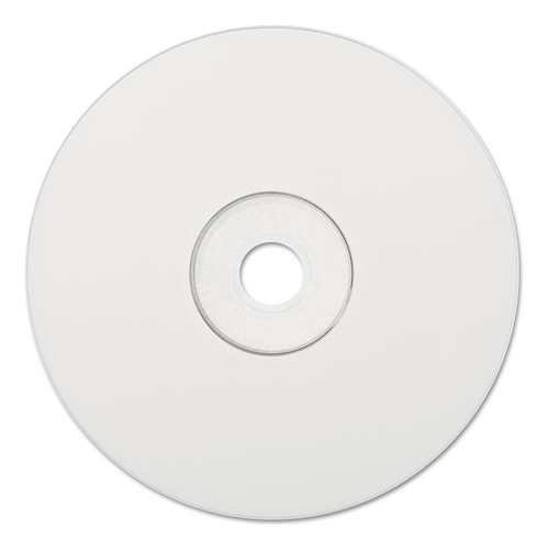 Cd -r Terbatim 700 Mb 52x White Ink Jet Bunb Enterible Disco