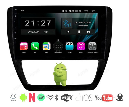Imagem 1 de 9 de Central Multimida Jetta Tiguan Android 8 Octacore Aikon