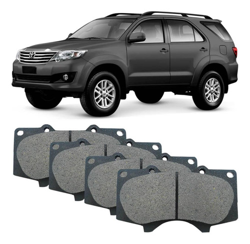 Kit Pastilha Freio Hilux Sw4 Dianteira N1375 Original Cobreq