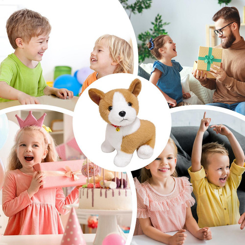 Perro De Peluche Peluche Peluche Lindo Peluche De Suave Anim