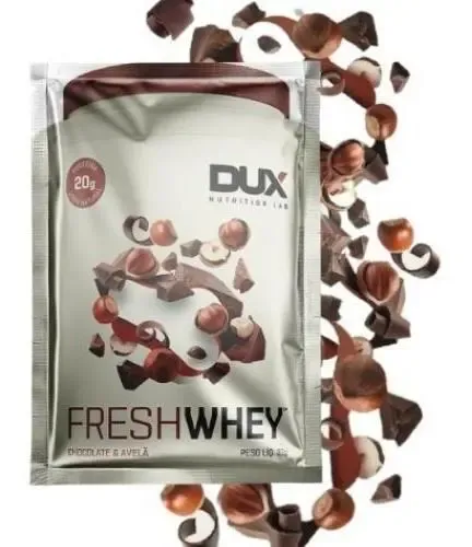 Whey Protein Dux Nutrition Fresh Sachê 31g Sabor Chocolate Com Avelã
