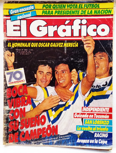Revista El Grafico - Marzo De 1989 N° 3624 - Deportes