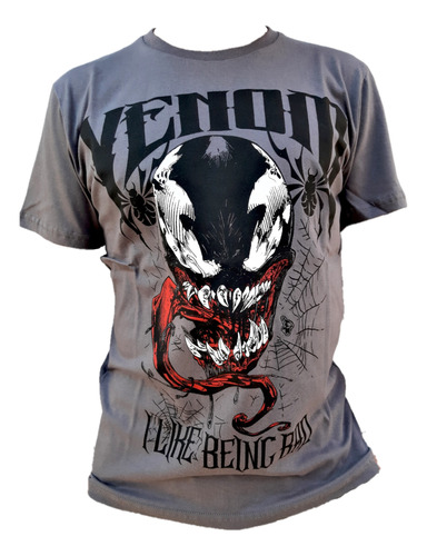 Remera Cara Venom Marvel Comics Calidad Premium