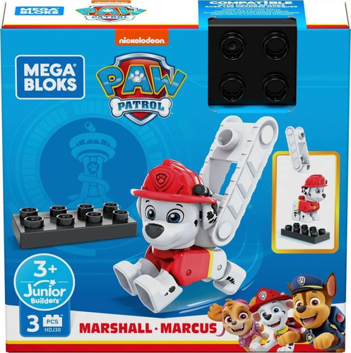 Mega Bloks Paw Patrol Marshall Cantidad de piezas 3