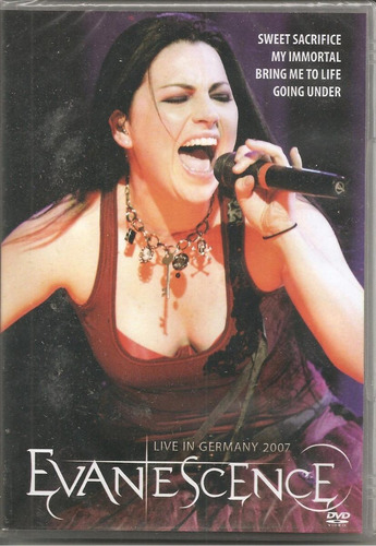 Dvd - Evanescence - Live In Germany 2007 - Lacrado