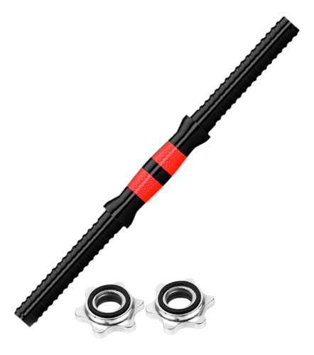 Barra De Pesas Con 2 Tuercas, Juego De Longitud Total 40cm