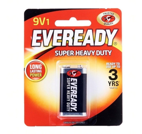Bateria 9v Eveready Super Heavy Duty Control Juegos Tester