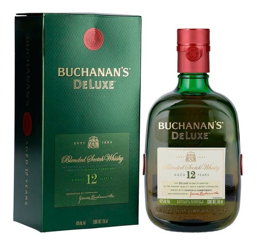 Whisky Buchanans De Luxe 12 Años Escocés 750 Ml