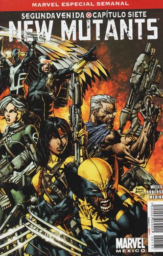Comic Marvel Semanal New Mutants Segunda Venida Capítulo # 7