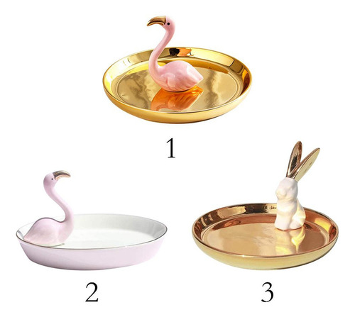 Bn Bandeja De Anillos De Pendientes De Collar Oro