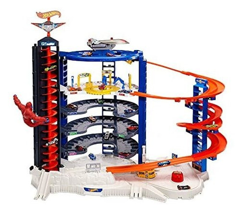 Hot Wheels Super Set De Juego De Cochera Esencial