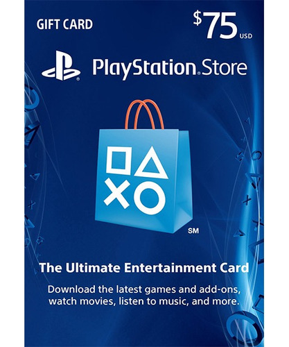 Tarjetas Prepago Playstation Network Card Usa Psn $75