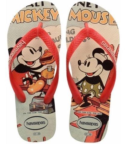 Ojotas Disney Mickey Minnie Havaianas Originales Mundomanias