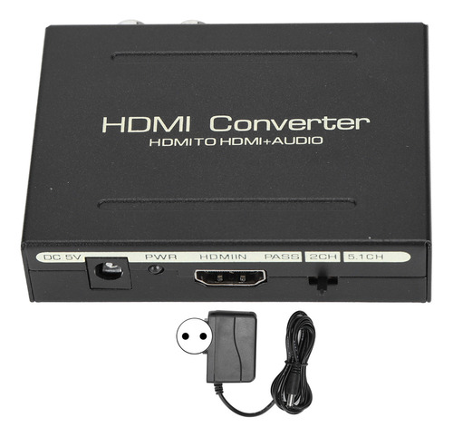 Zy (a)extractor De Audio Hdmi A Hdmi Spdif Óptico For Rca
