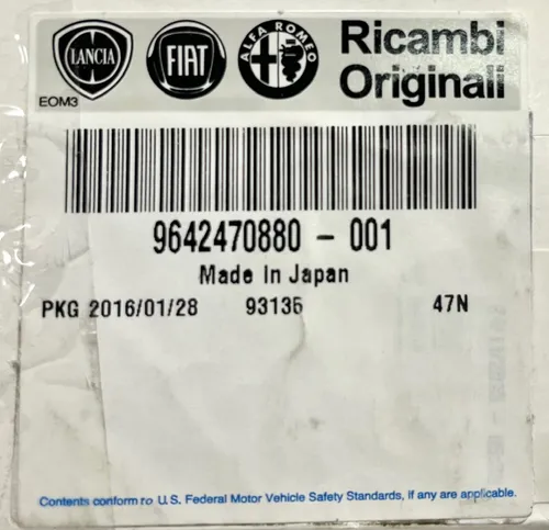 Sonda Lambda Fiat Qubo Dynamiq Active Fiorino 1.4 Original