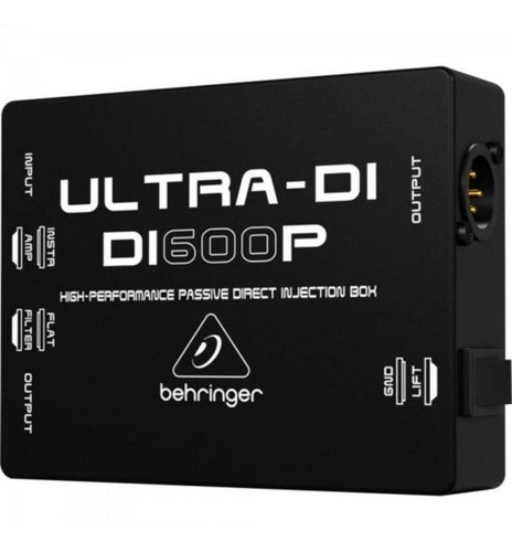 Imagem 3 de 5 de Direct Box Passivo Di600p Ultra Di - Behringer +nf+garantia - Com Nota Fiscal E Garantia De 2 Anos Proshows!