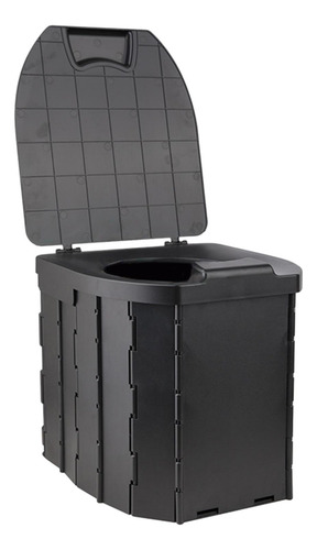Inodoro Plegable Para Acampar, Inodoro Portátil Con Negro