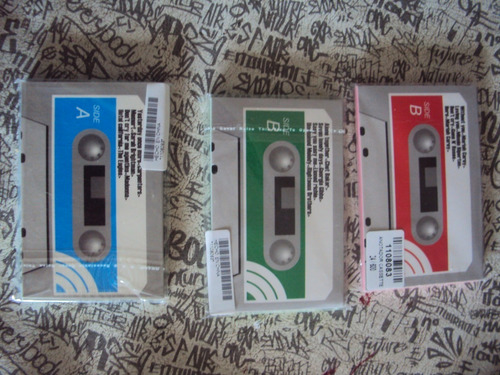 Libretitas Cassette Retro  Hojas Lisas Verlas X 3