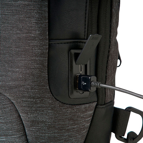 Bolsa Masculina Transversal Ombro Impermeável Com Trava Cor Azul Desenho Do Tecido Azul