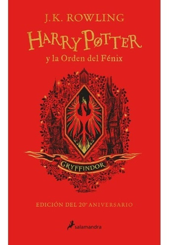 Harry Potter Y La Orden Del Fenix - Gryffindon - Rowling