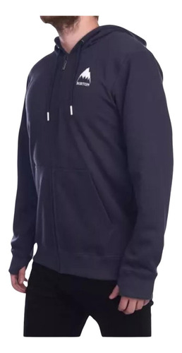 Campera Burton Elite Fz Hoodie Azul Marino