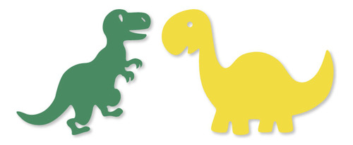 2 Cartel Dinosaurio Atrás Torta Goma Eva Dinosuario 