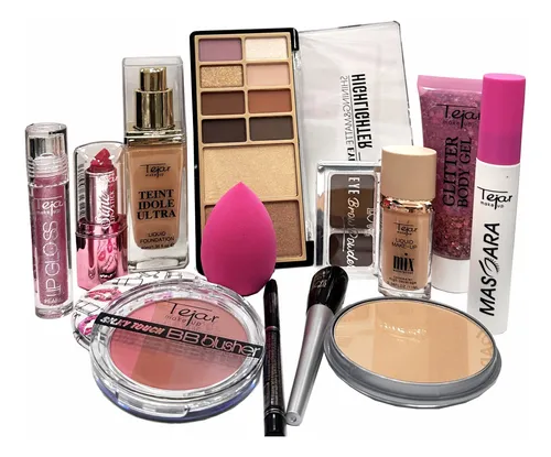 comprar Combo De Maquillaje Premium 14 Prod Con Eleccion De Tonos!!