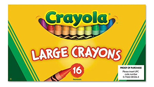 Crayola Crayola De Tamaño Grande, Paquete De 16 Artes Y Man