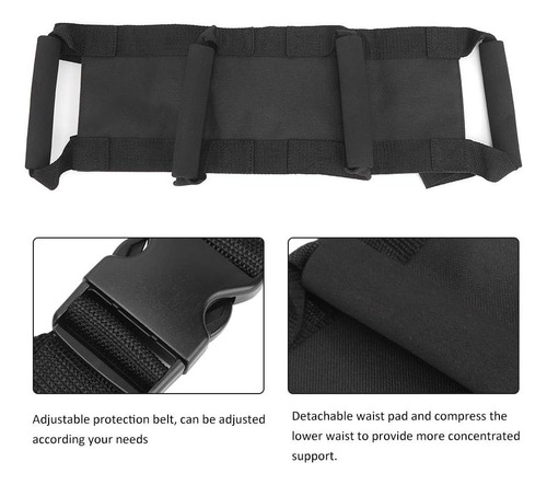 Vbestlife Cinturón De Seguridad De Cintura Ajustable, Correa