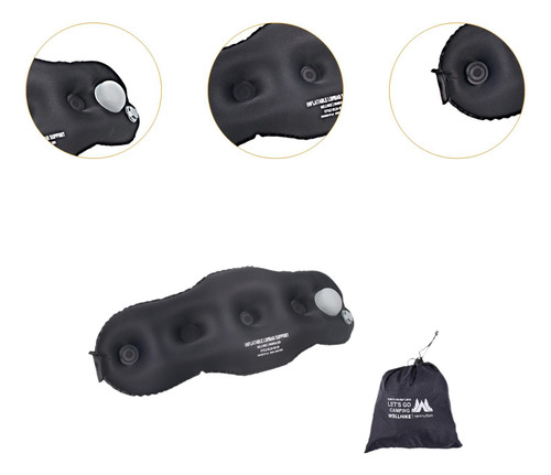 Almohada Inflable Para Acampar, Cojín Inflable, Almohada De