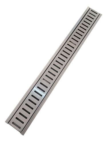 Ralo Linear 10x80 Inox 304 Com Aro E Tela Anti Escorpião