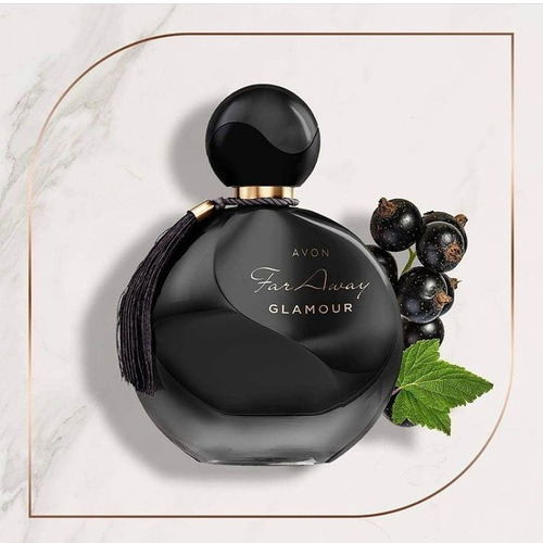 Perfume Far Away Glamour Avon (negro Y Dorado) 50 Ml