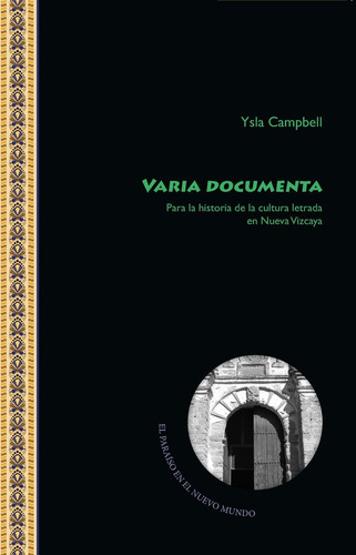 Libro Varia Documenta Para La Historia De La Cultura Letr...