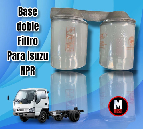 Base Doble Para Filtro De Izusu Npr