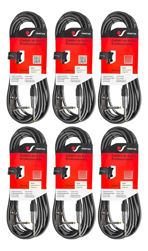 Venetian Egc023 Cable Plug 3 Metros Instrumento Combo X6