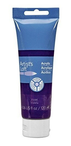 Art Paint - Pintura Acrílica Artist's Loft, 4 Oz (violeta)