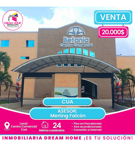 Local En Venta  Centro Comercial Betania - Cúa 