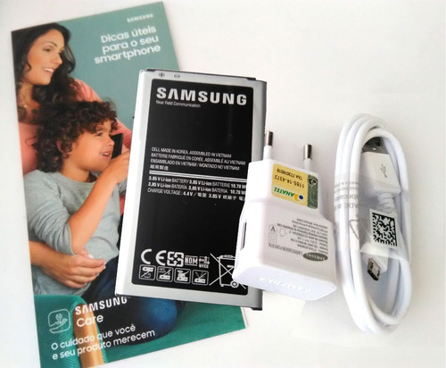 Bateria Samsung S5 New Edition Smg903m/ds + Carregador+ Cabo