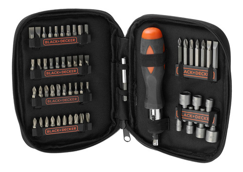 Set Atornillar 56 Piezas Black+decker A7104-xj