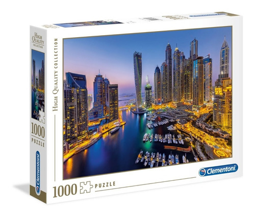 Imagen 1 de 2 de Puzzle Rompecabeza Clementoni X1000 Piezas Dubai 39381 