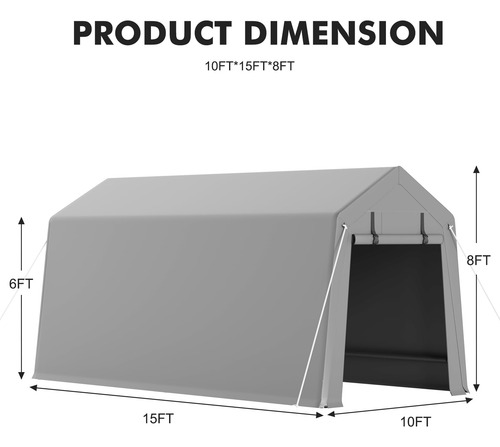 Carpa De Almacenamiento De Lona Resistente E Impermeable De