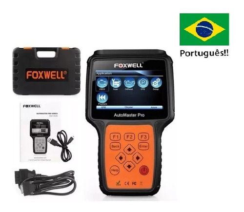 Nt624/nt680 + 10 Cabos Scanner Automotivo Obd2  Manual Port.