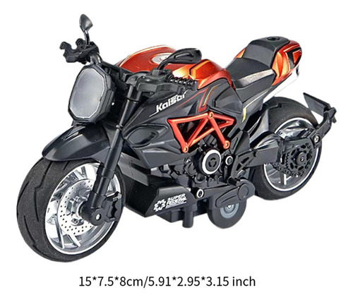 Modelo De Motocicleta, Juguete De Motocicleta Con Retroceso,