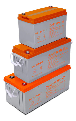 Batería Solar De Gel Ciclo Profundo 12v, 100ah