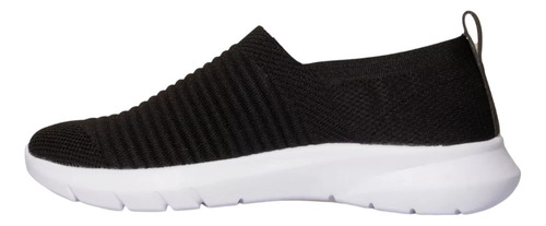 Tenis Casuales Mujer Charly 1059201 Slip On Ligeros Negros