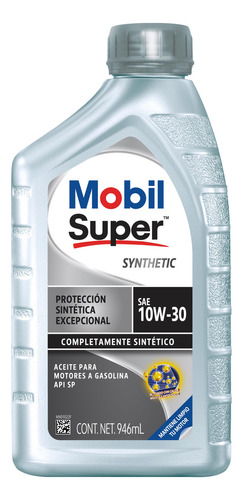 Mobil Super Synthetic 10w-30 Litro Api Sp Mobil 127828