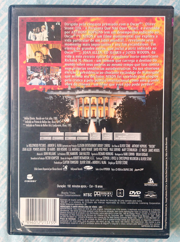 Dvd Original - Nixon (encarte Interno) (Usado)