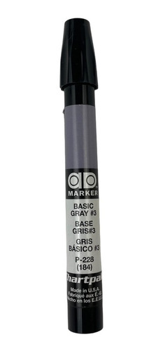 Imagen 1 de 3 de Marcador Ad Markers Chartpak Tri-nib Base Gris 3 P-228