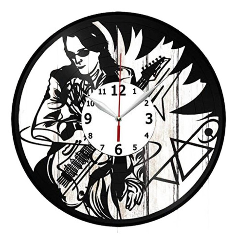 Reloj Corte Laser 3635 Varios Steve Vai Silueta